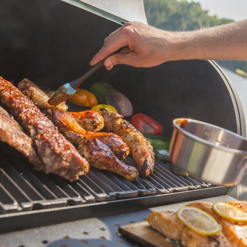 Угольный барельный гриль-коптильня Broil-King Regal OFFSET 400 в Воронеже